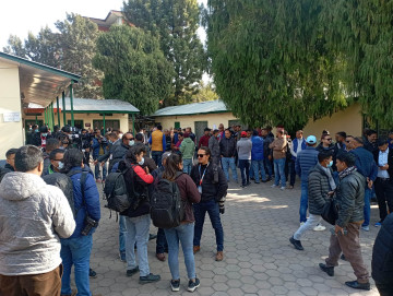 पुषकाे जाडाेमा कांग्रेसले ततायाे सिंहदरबार परिसर